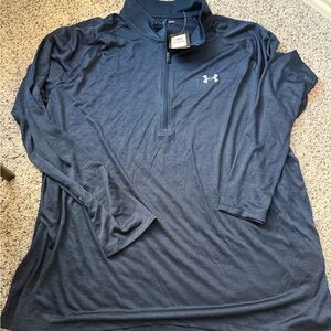 Under Armour Men's Navy Blue Pullover Shirt